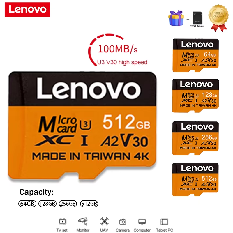 Board Game Journal - Kartu Memori Lenovo Secure 512GB SD