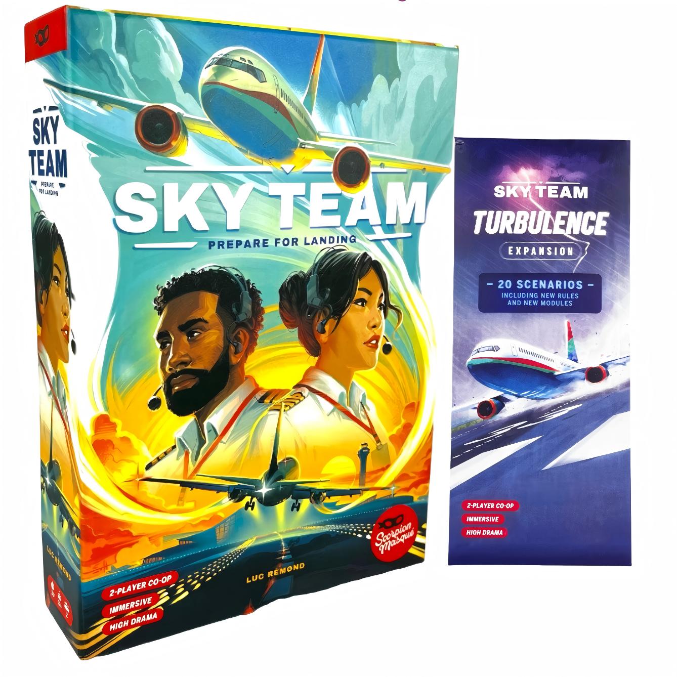 Board Game Unmatched - Permainan Papan: SKY TEAM Base Game,