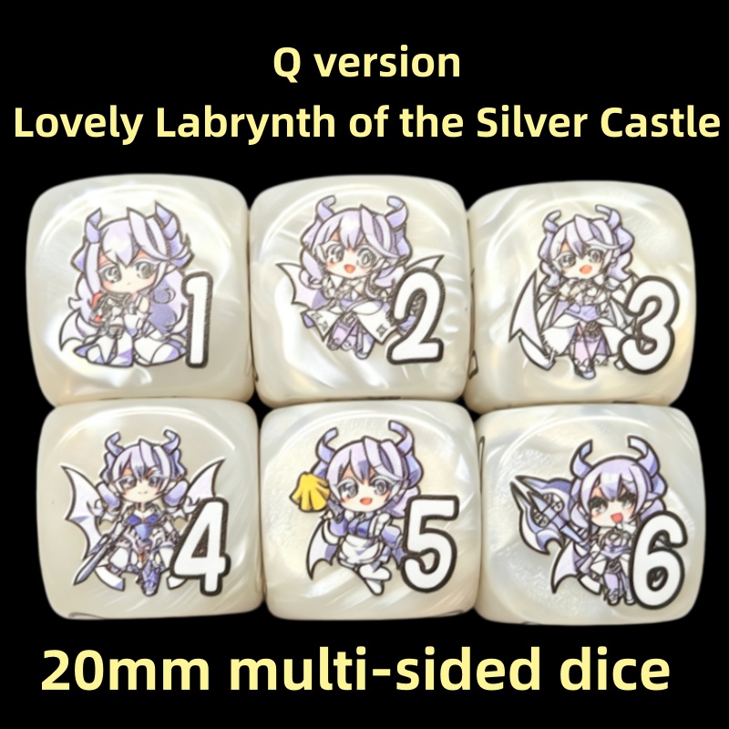 Game Token Counter - Yu-Gi-Oh! Dadu Multi-sisi Q Version Lovely