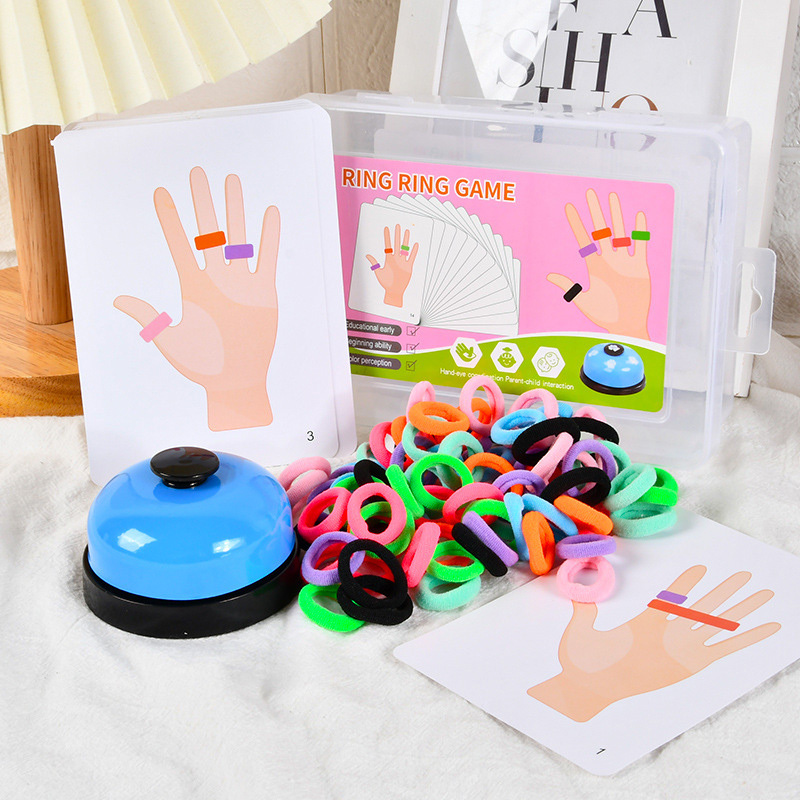 Board Game Loop - Mainan pendidikan anak, cincin jari papan