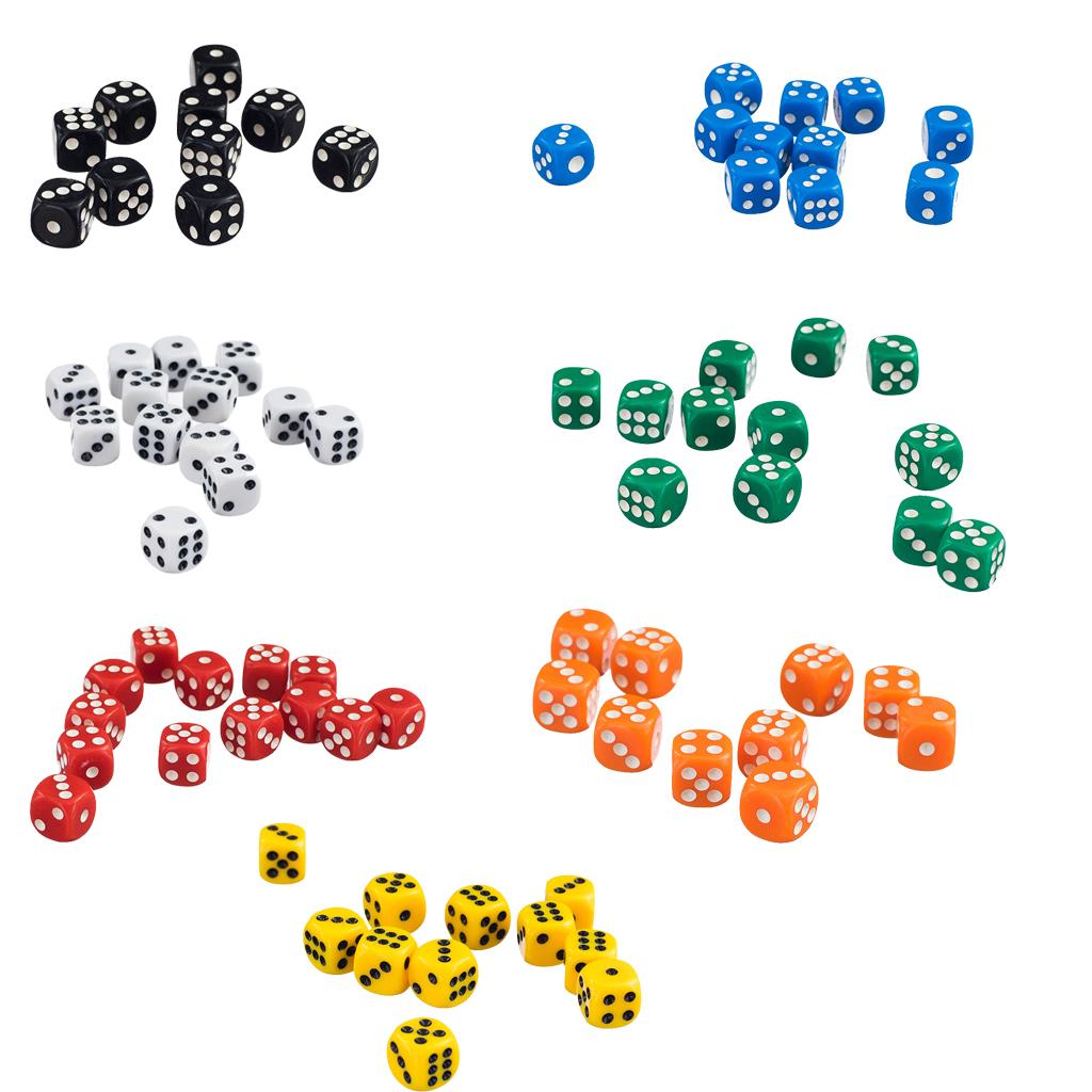Board Game Roleplay - Dadu Akrilik Multi-Sisi Berbagai Warna Dadu