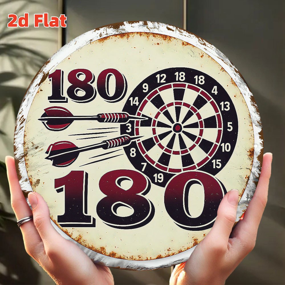 Board Game Template - Dekorasi Dinding Papan Dart 2D Datar
