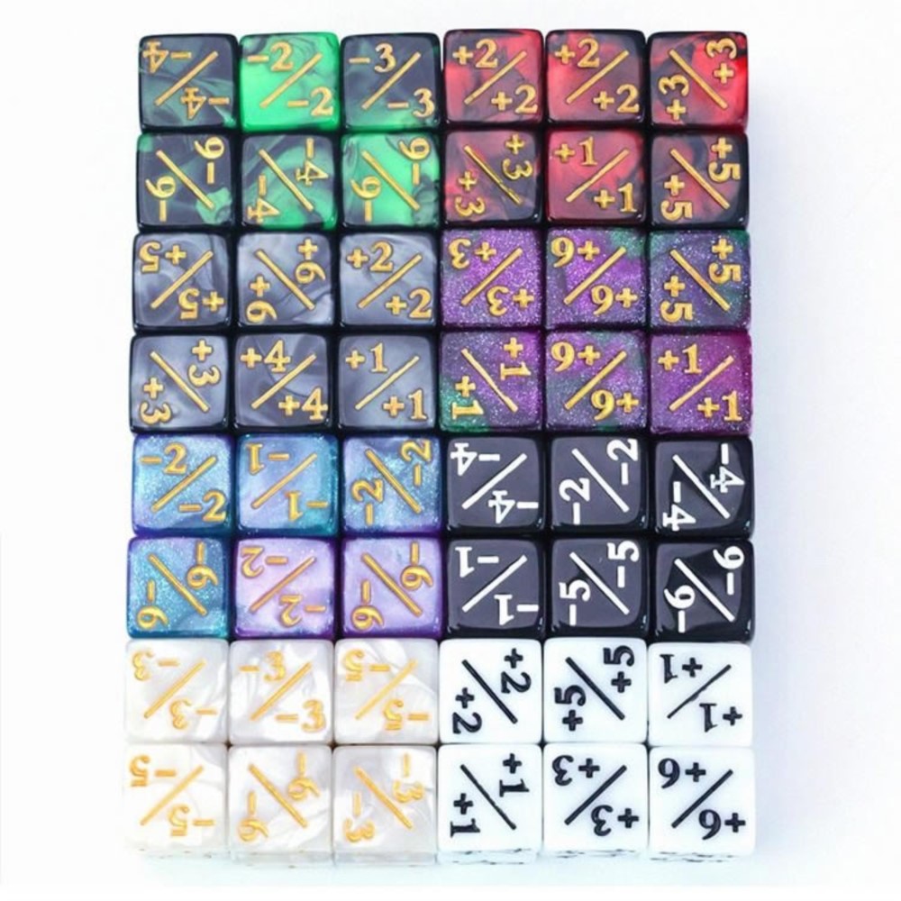 Game Token Counter - 10 Buah Penghitung Dadu 6 Sisi
