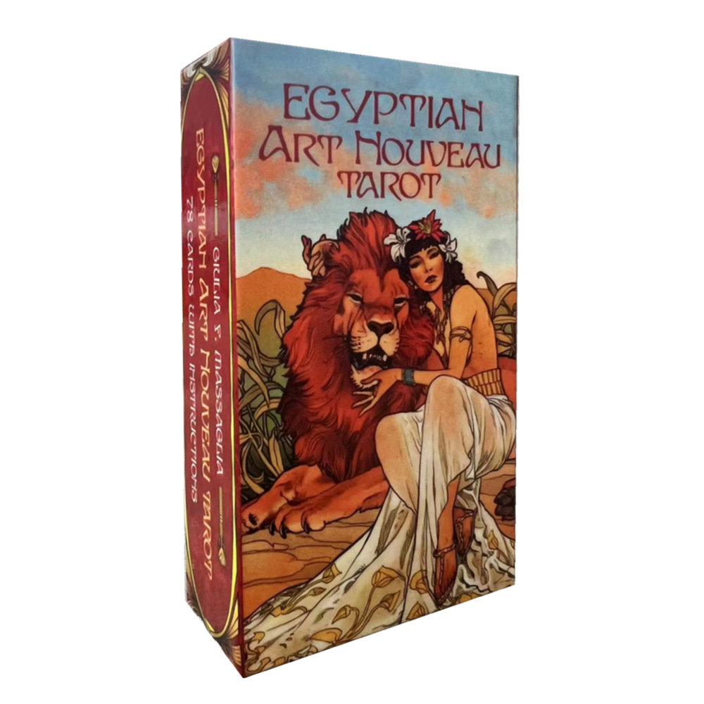 Board Game Oracle - Seni Mesir kartu Tarot Nouveau dek