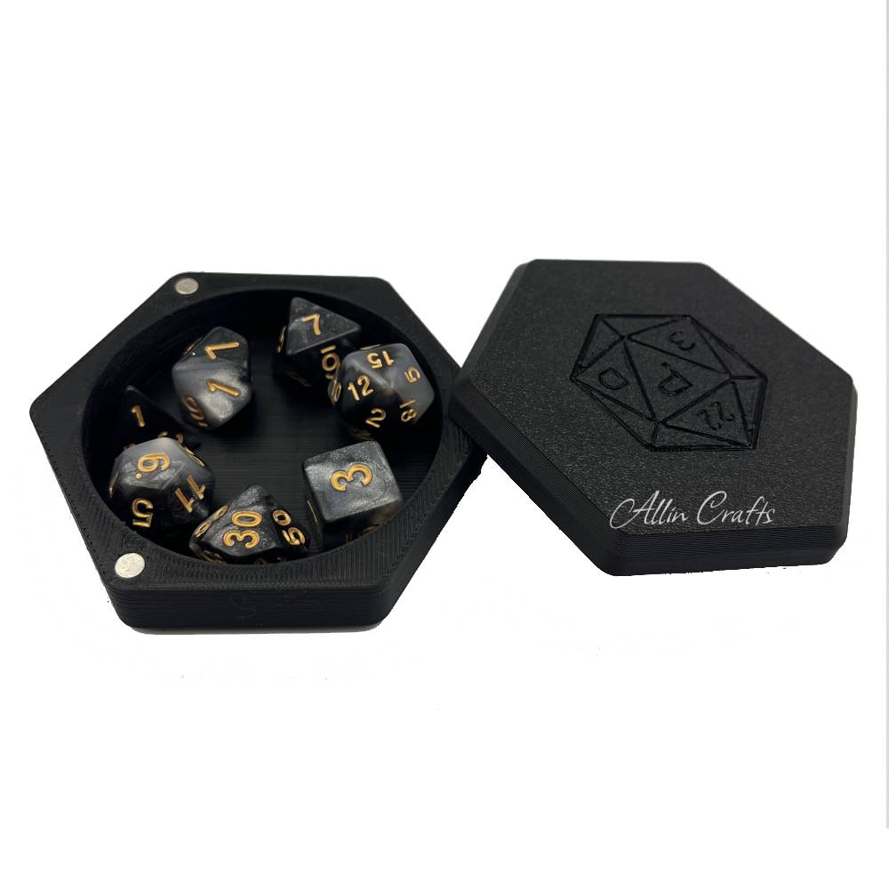 Board Game Roleplay - Baki dadu DND, kotak dadu untuk