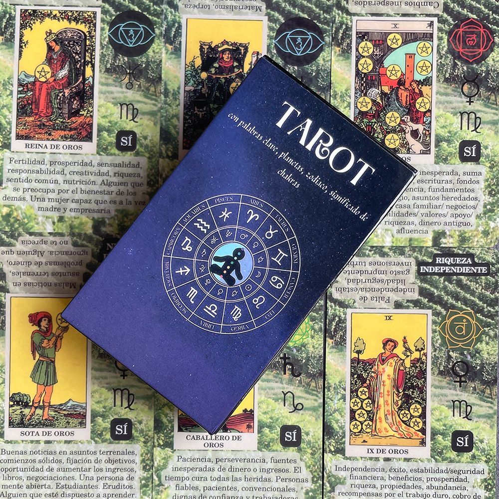 Board Game Oracle - 78 Buah Kartu Tarot Leaning dalam