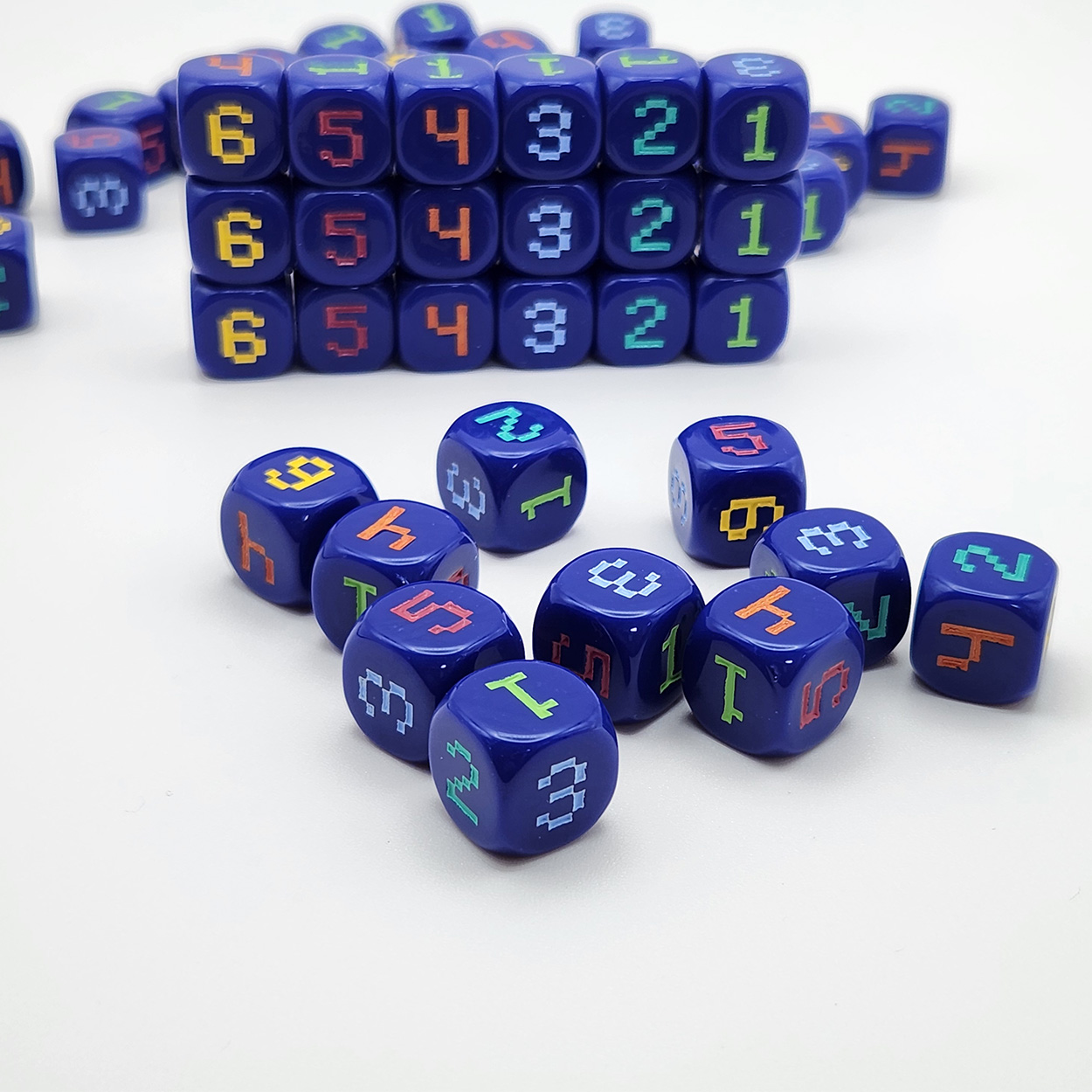 10 buah Dadu Digital 6 Sisi 14 - Game Token Counter ulasan dan harga