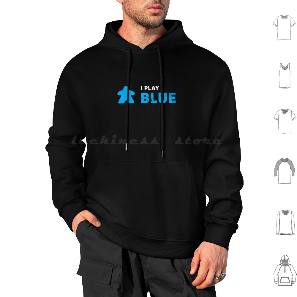 I Play Blue Hoodie Cotton Long - Board Game Geek ulasan dan harga