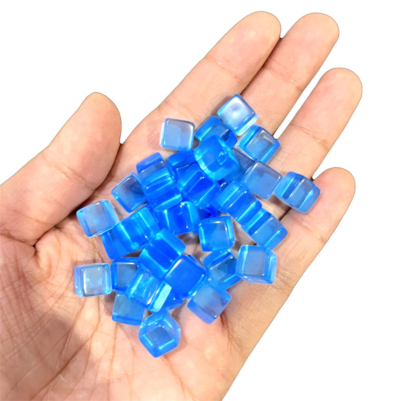 100 buah/set 8mm kubus bening  - Board Game Loop ulasan dan harga