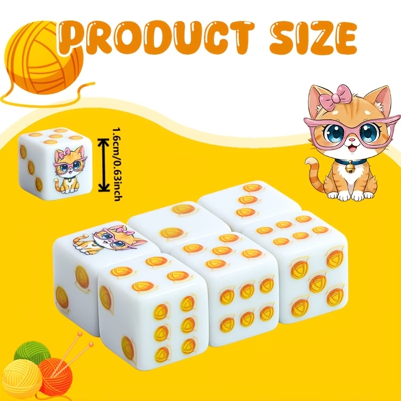 6 Buah Set Dadu Polihedral Cet - Dice Set Polyhedral ulasan dan harga