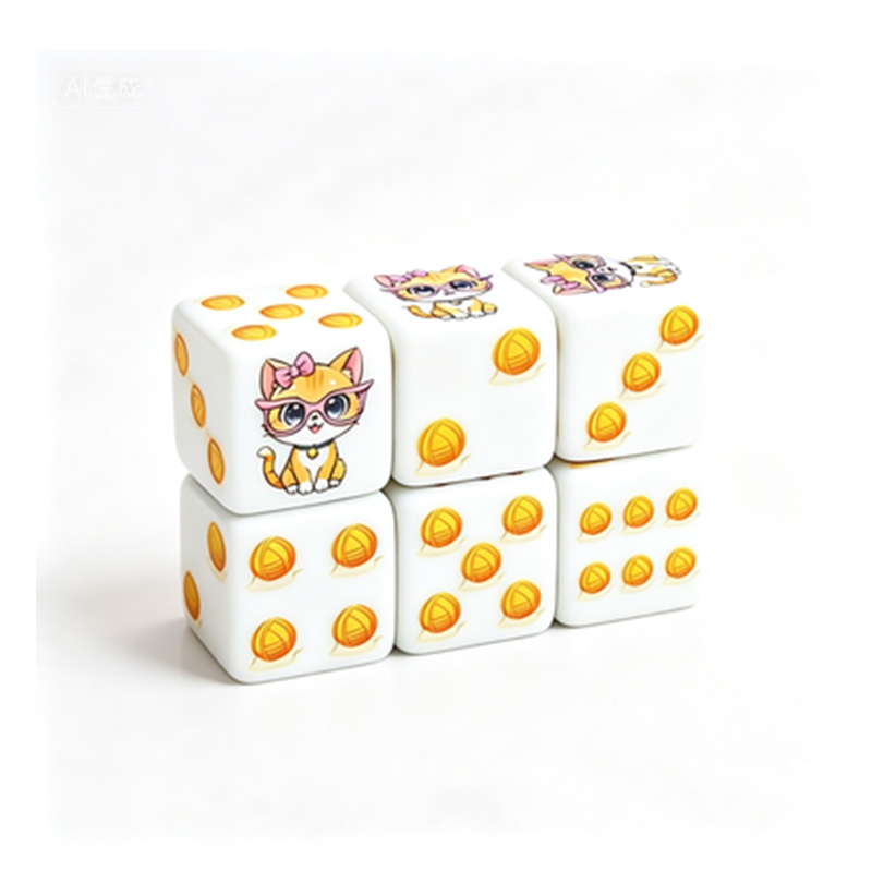 6 Buah Set Dadu Polihedral Cet - Dice Set Polyhedral ulasan dan harga