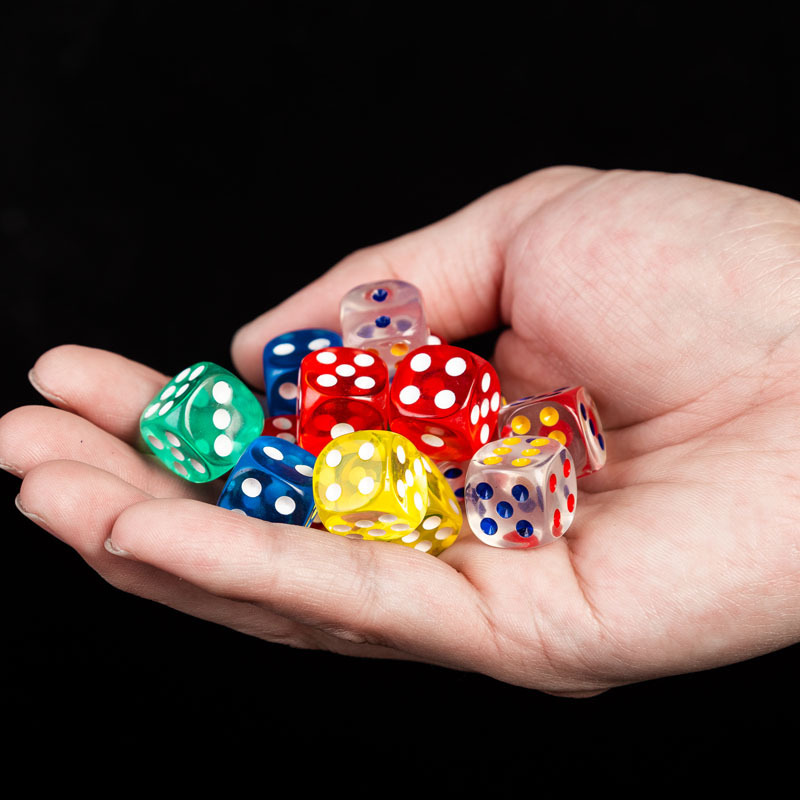 10 buah dadu dengan tali serut - Board Game Loop ulasan dan harga
