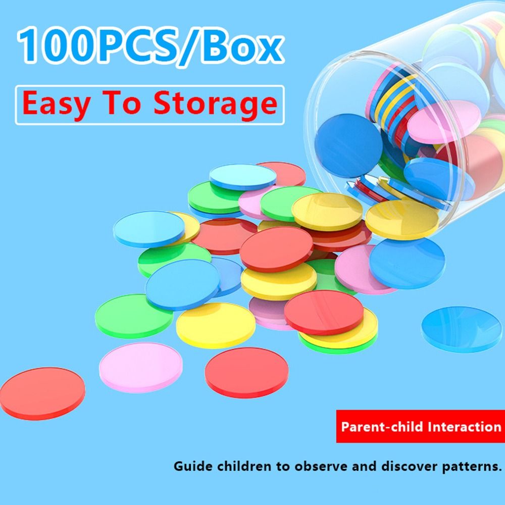 100 Buah Chip Penghitung Plast - Board Game Loop ulasan dan harga
