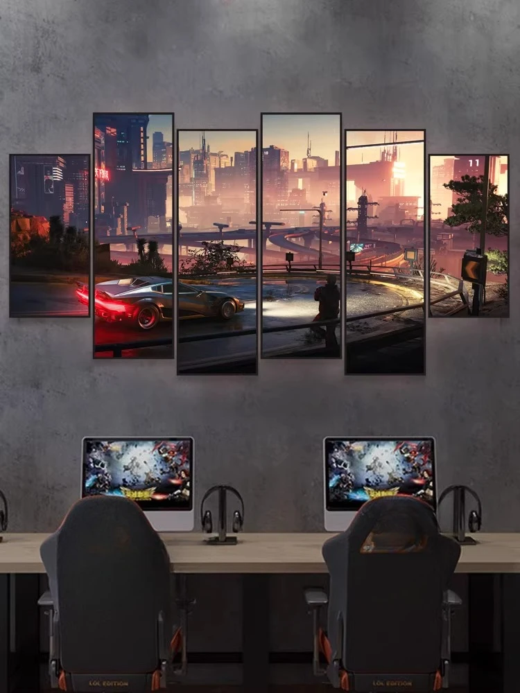 Lukisan dekoratif ruang e-spor - Board Game Cafe ulasan dan harga