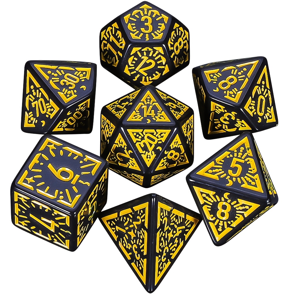 Set Dadu DND - 7 buah Dadu Pol - Dice Set Polyhedral ulasan dan harga