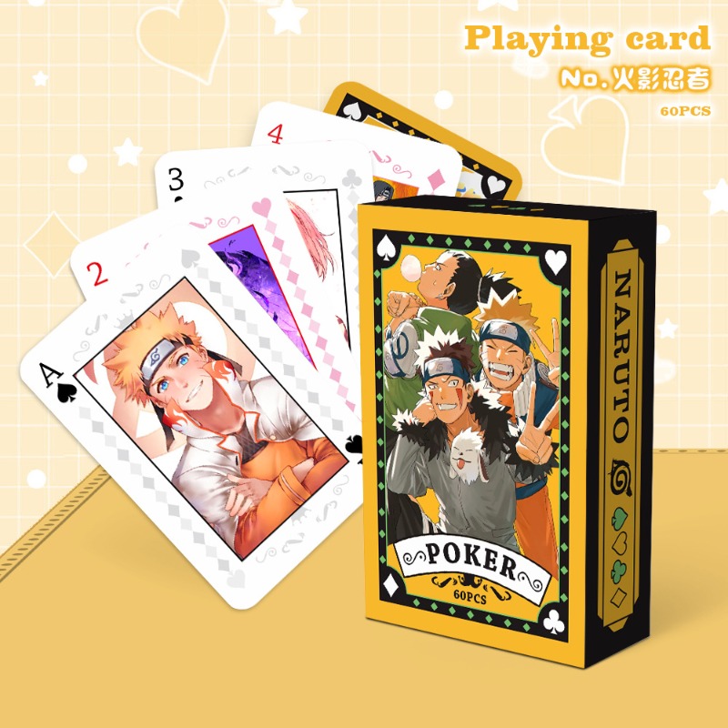 Kartu Poker Animasi Naruto One - Board Game Naruto ulasan dan harga