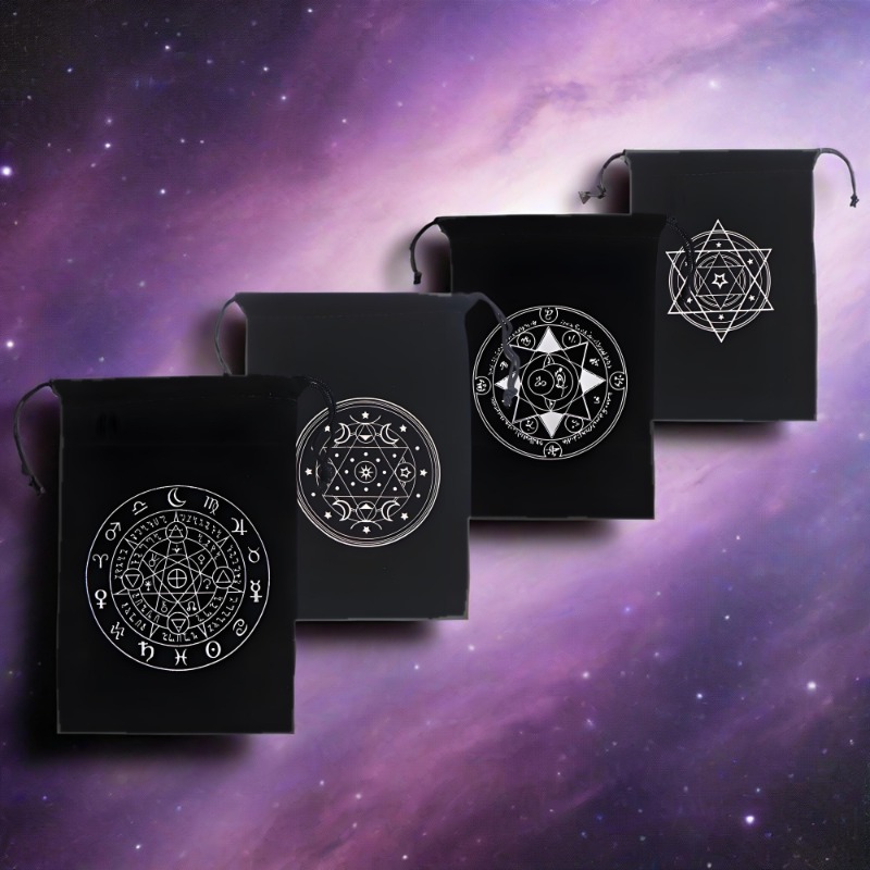 1 Buah 12X18Cm Beludru Hitam T - Board Game Oracle ulasan dan harga