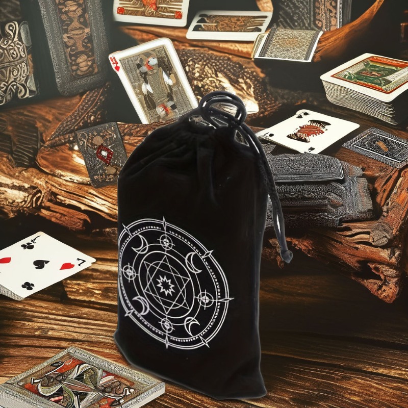 1 Buah 12X18Cm Beludru Hitam T - Board Game Oracle ulasan dan harga