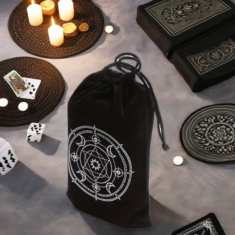 1 Buah 12X18Cm Beludru Hitam T - Board Game Oracle ulasan dan harga