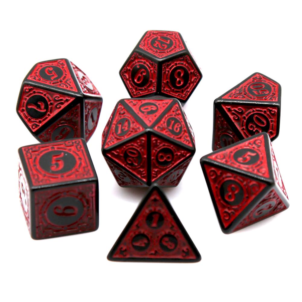 7 Buah Set Dadu Polihedral Akr - Dice Set Polyhedral ulasan dan harga