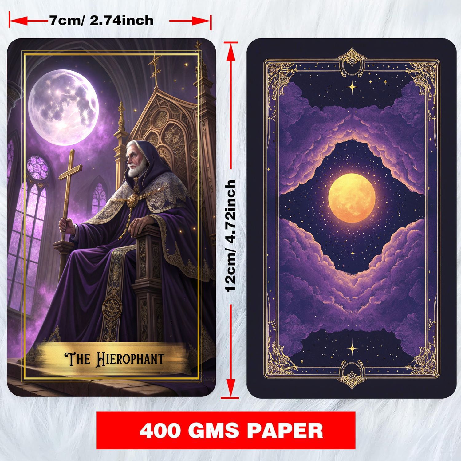 Dek Kartu Tarot Purple Moon de - Board Game Oracle ulasan dan harga