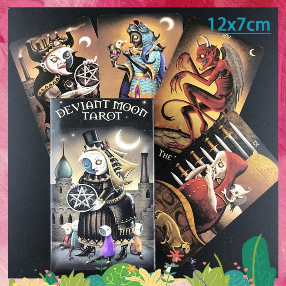 Kartu Tarot bulan Deviant | Uk - Board Game Oracle ulasan dan harga