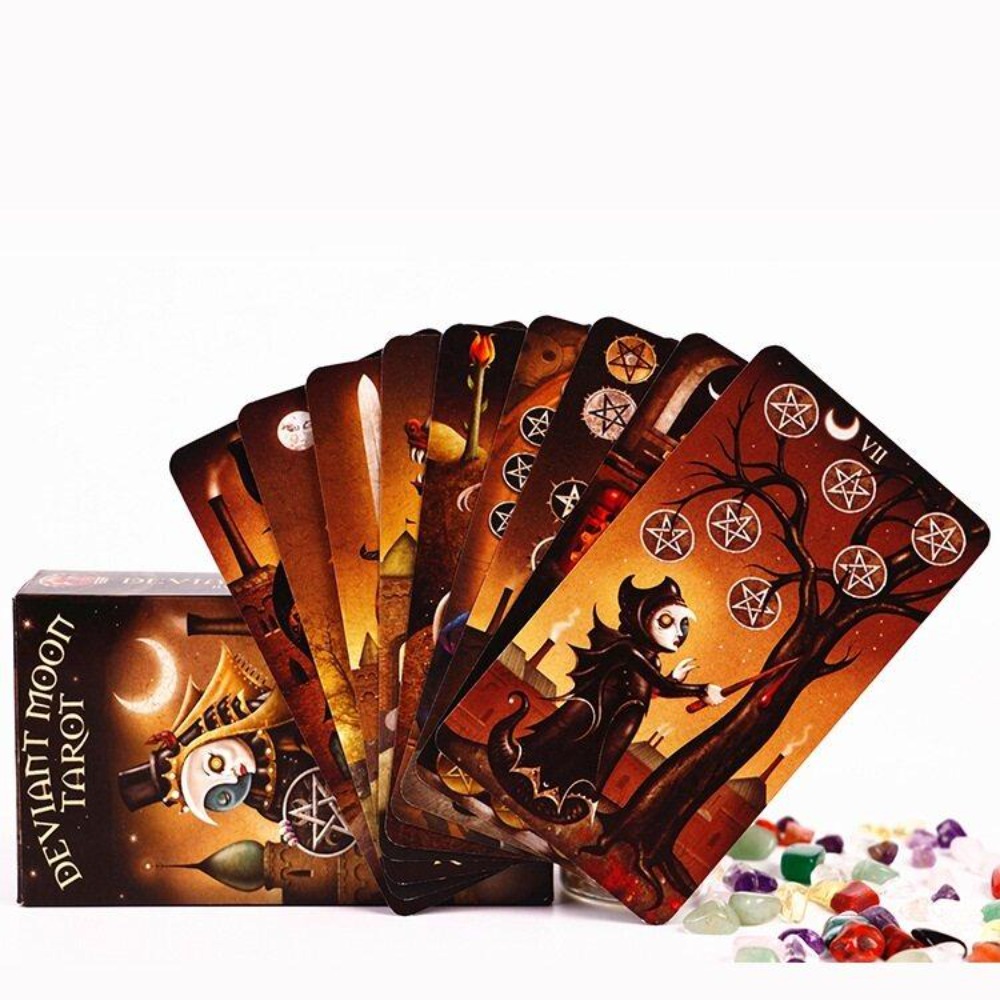 Kartu Tarot bulan Deviant | Uk - Board Game Oracle ulasan dan harga