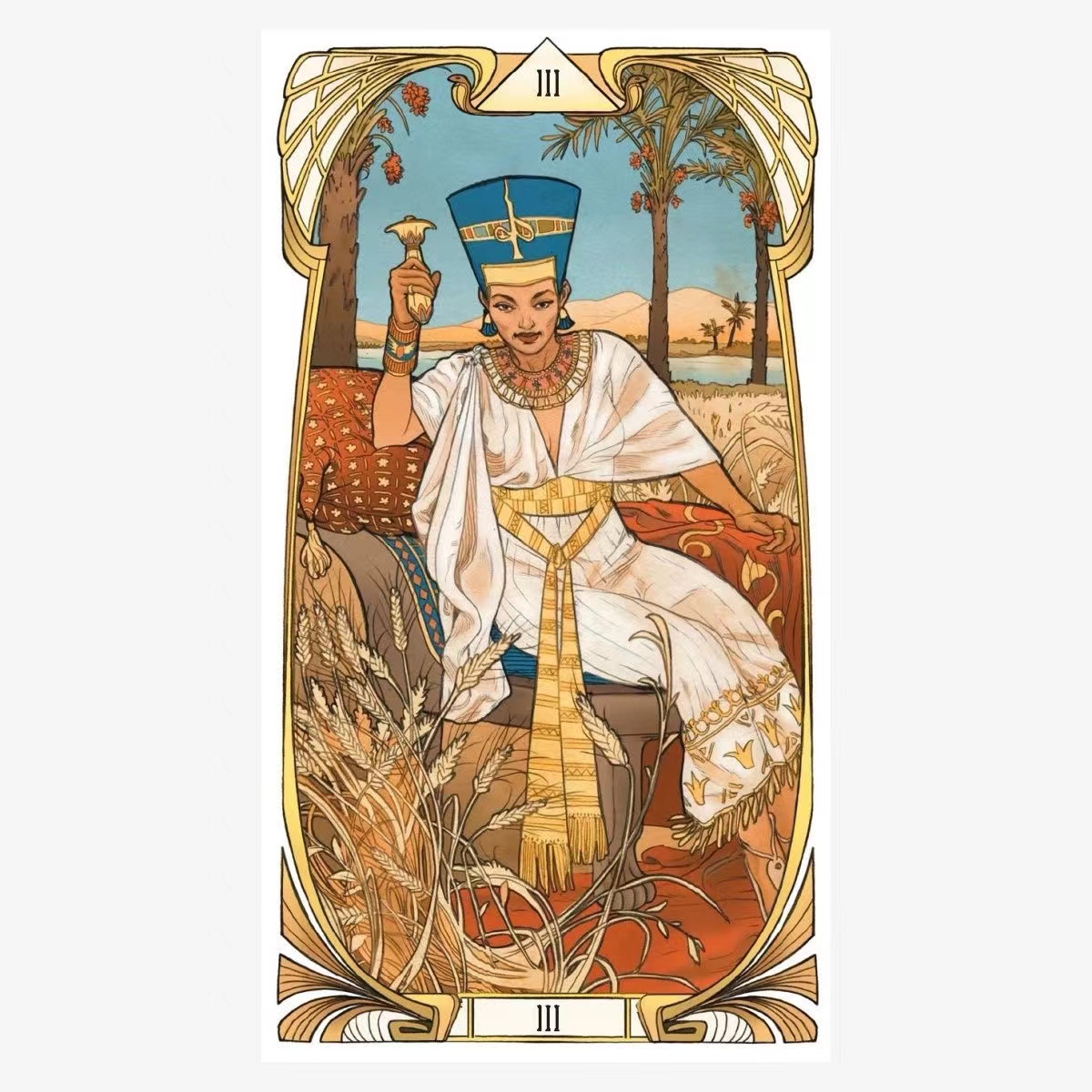 Seni Mesir kartu Tarot Nouveau - Board Game Oracle ulasan dan harga