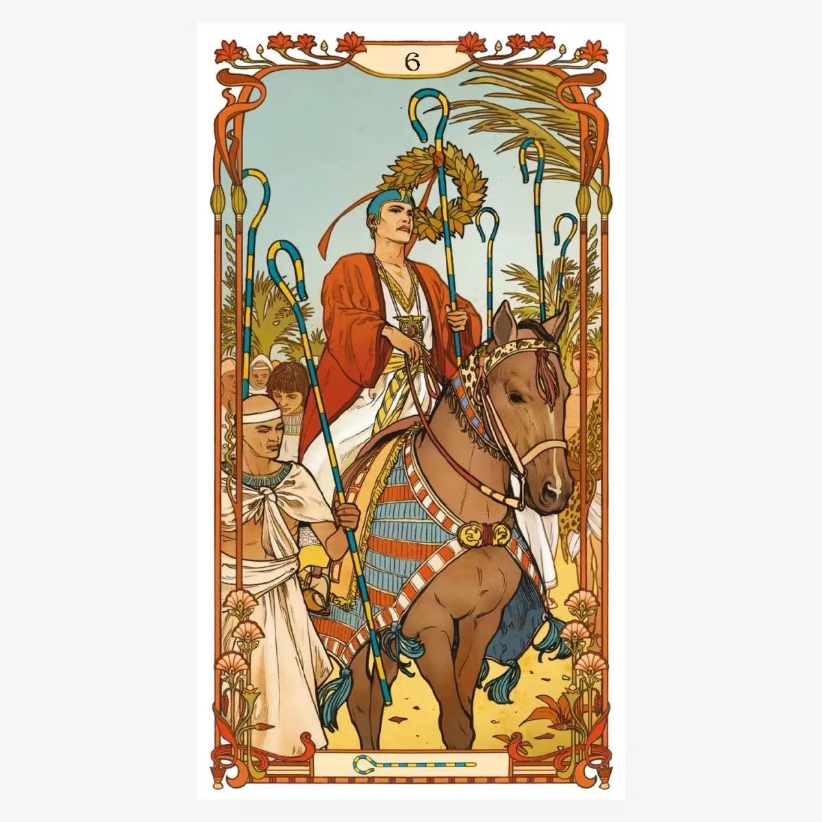 Seni Mesir kartu Tarot Nouveau - Board Game Oracle ulasan dan harga